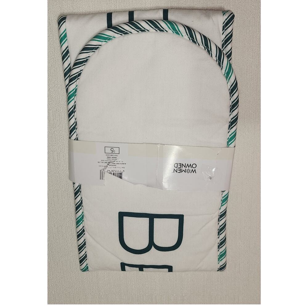 Double oven mitt ''best chef'' measurements 7'' x 36''